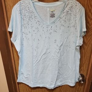 Tek Gear Blue Graphic Relaxed Short Sleeve Tee